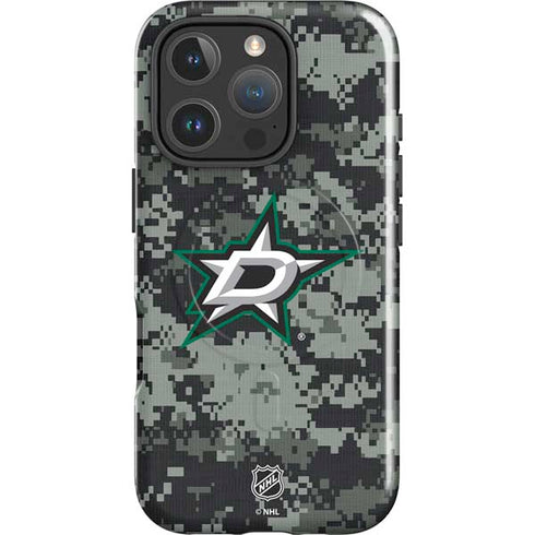 NHL Dallas Stars Camo iPhone 16 Pro Magsafe Impact Case